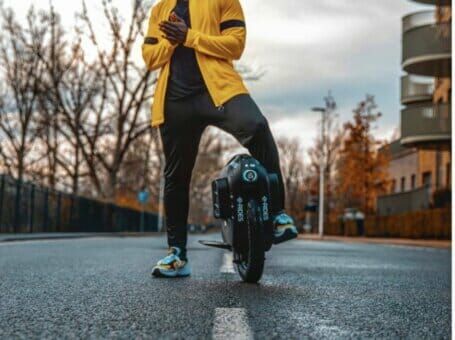 Johnny on a electric unicycle EX.N