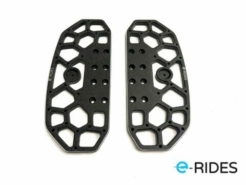 E Rides Noir Electric Unicycle Honeycomb Pedals