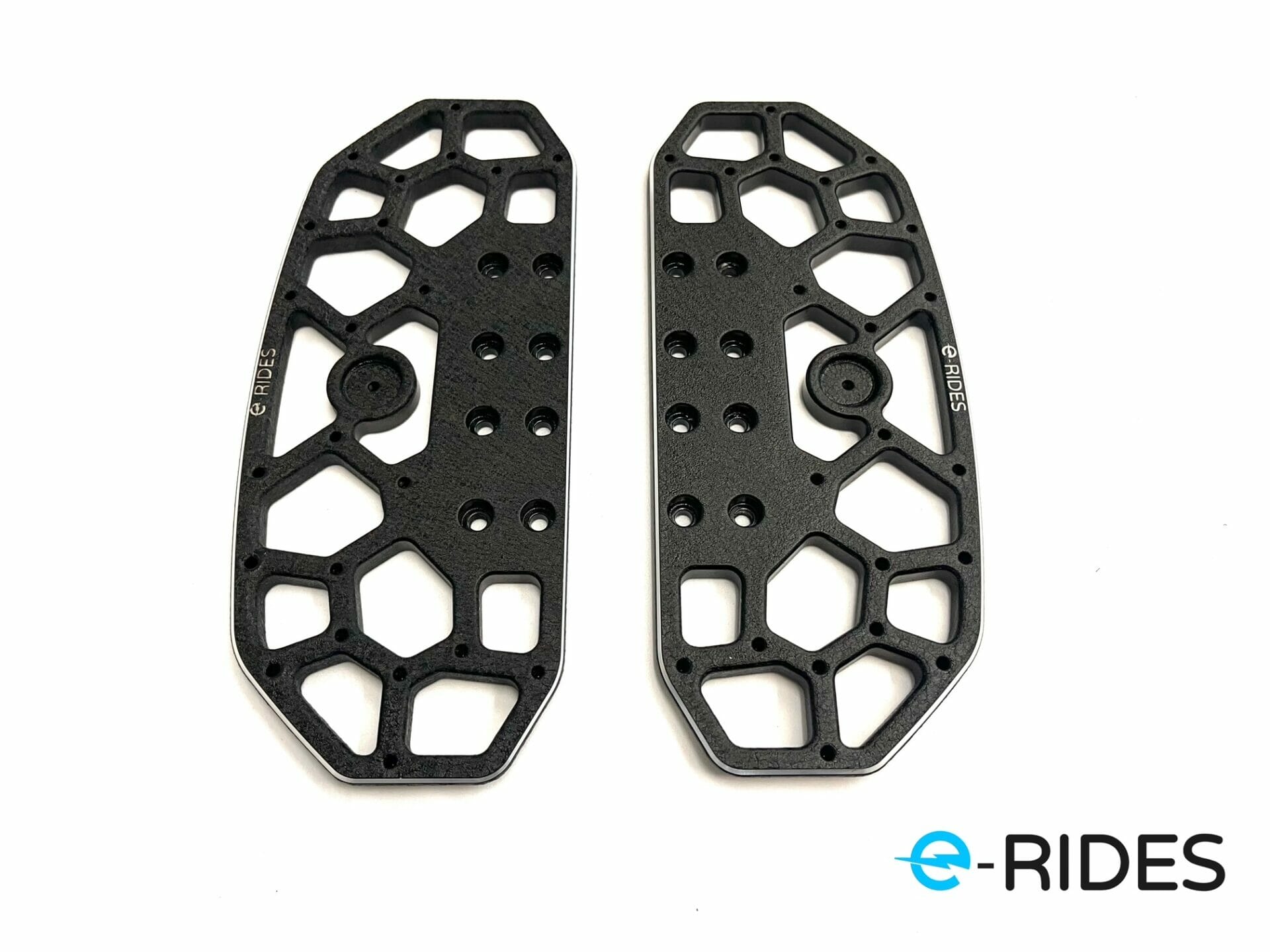 E Rides Noir Electric Unicycle Honeycomb Pedals