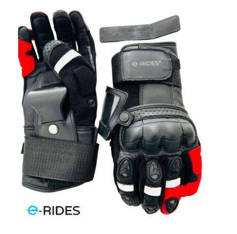Max P1 gloves with Wrist Protector - Full Finger - MK2 Ultimate PEV Riding Gloves