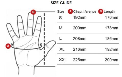 Ironfist Size Guide