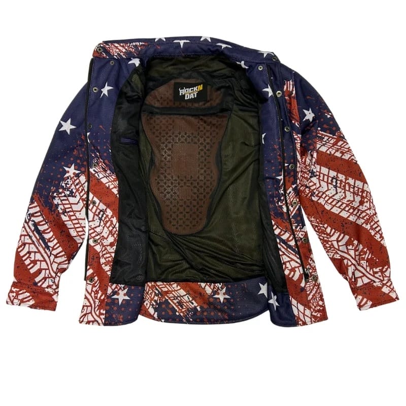 RocknDat Camouflage Protective Mesh Kevlar Shirt - PATRIOT