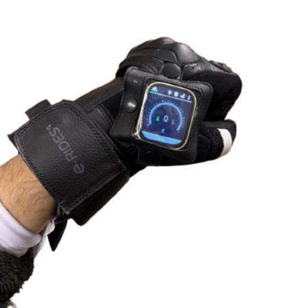 E Rides Gloves With Watch Pocket