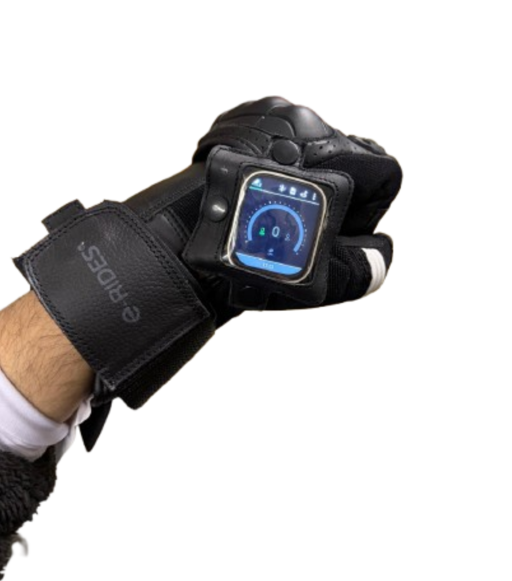 E Rides Gloves With Watch Pocket