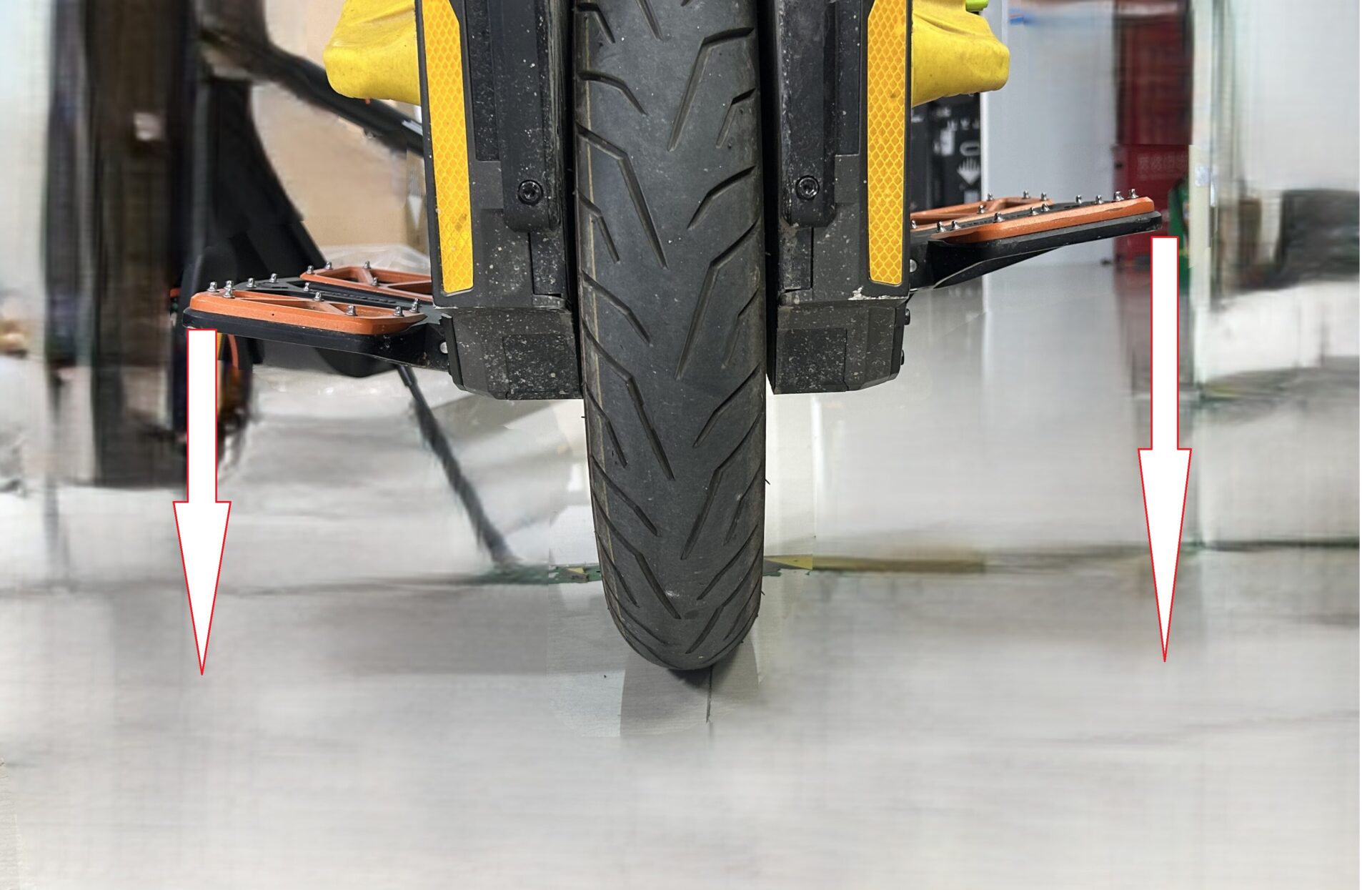 E Rides Inmotion P6 Pedal Height Kit