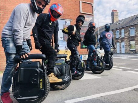 E Rides Euc Group Ride At Newcastle In The Uk