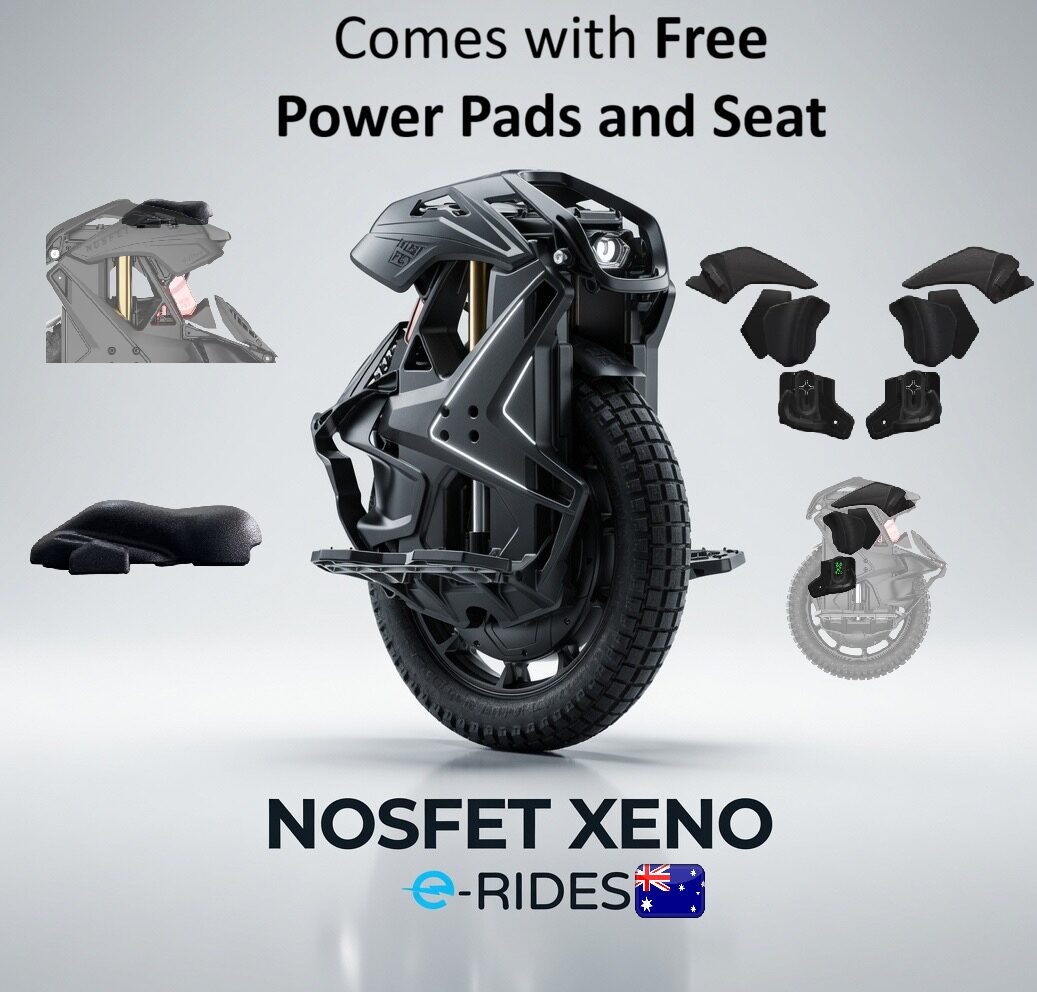 NOSFET XENO - Electric Unicycle Australia - Free Power Pads and Seat